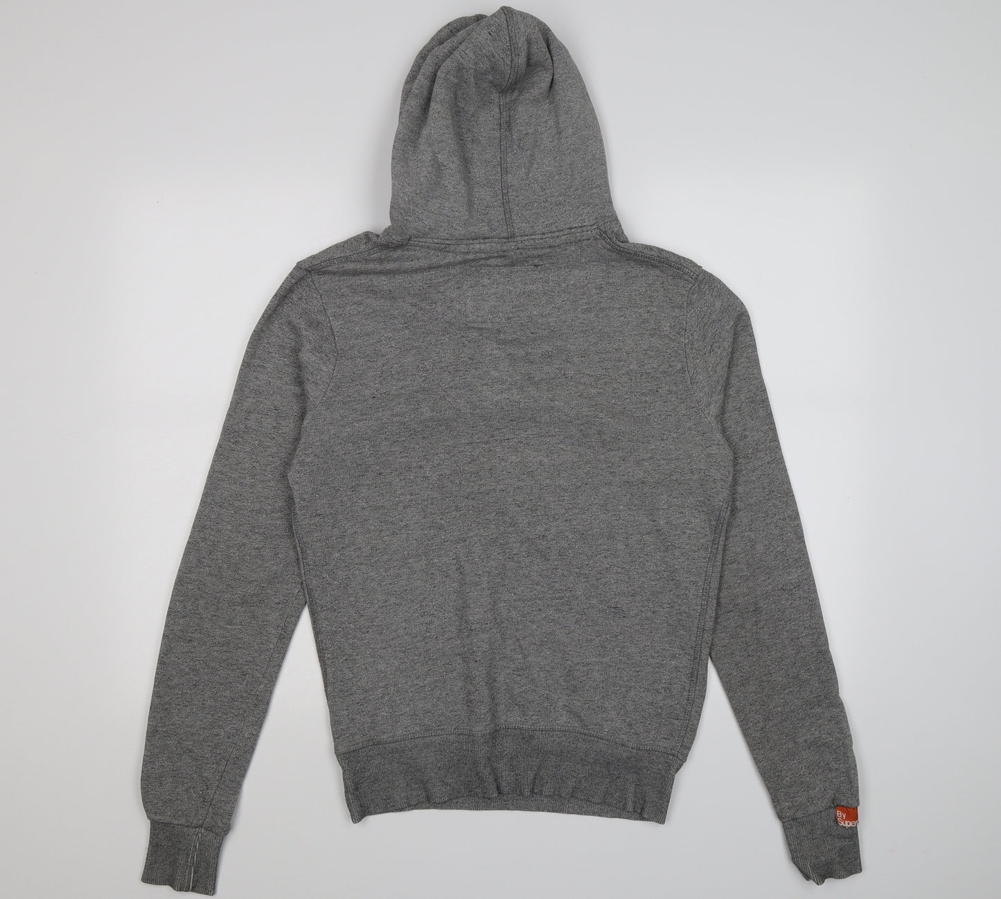 Superdry Womens Grey  Jersey Pullover Hoodie Size S