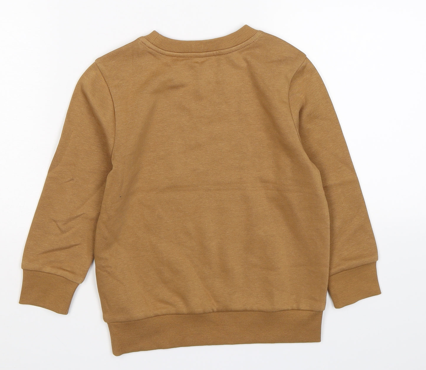 geroge Boys Brown  Jersey Pullover Sweatshirt Size 3-4 Years  - stay wild