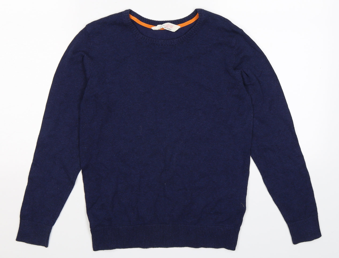 H&M Boys Blue  Knit Pullover Jumper Size 8-9 Years