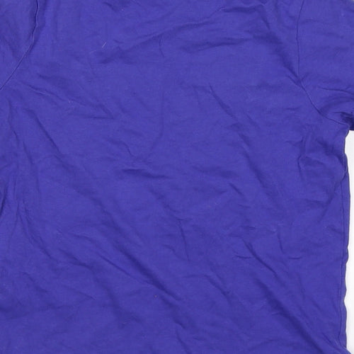 George Boys Purple   Basic T-Shirt Size 3-4 Years  - fantastic shark