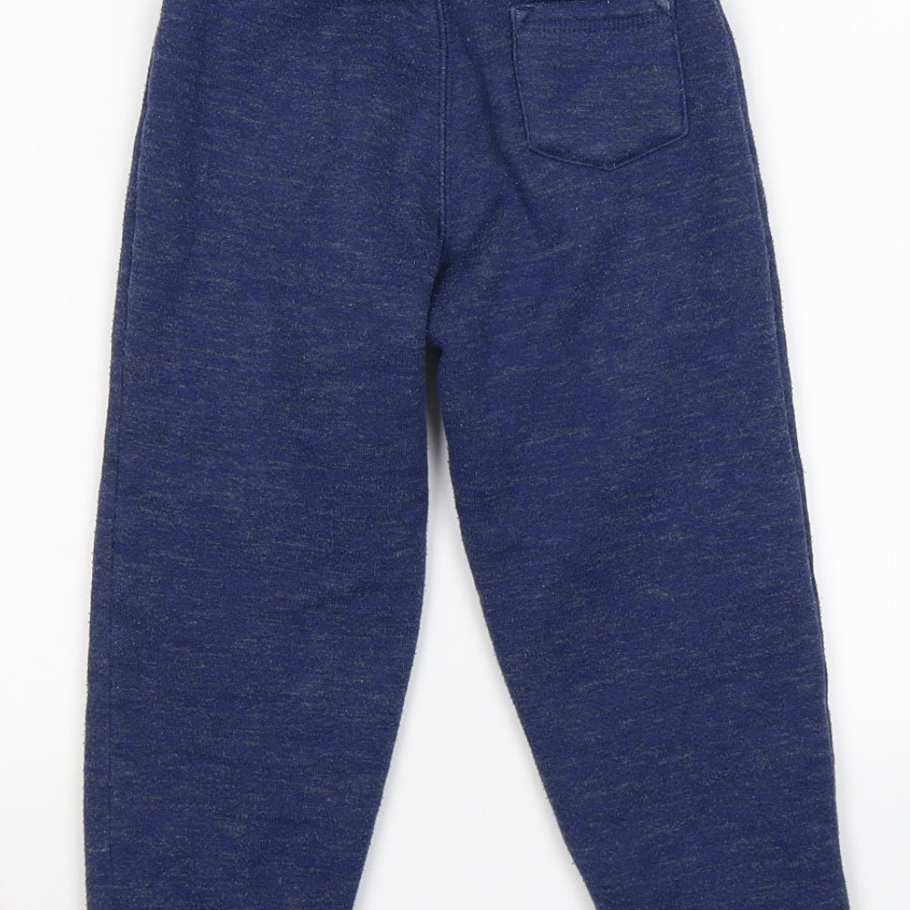 NEXT Boys Blue   Jogger Trousers Size 4-5 Years - fleece lined