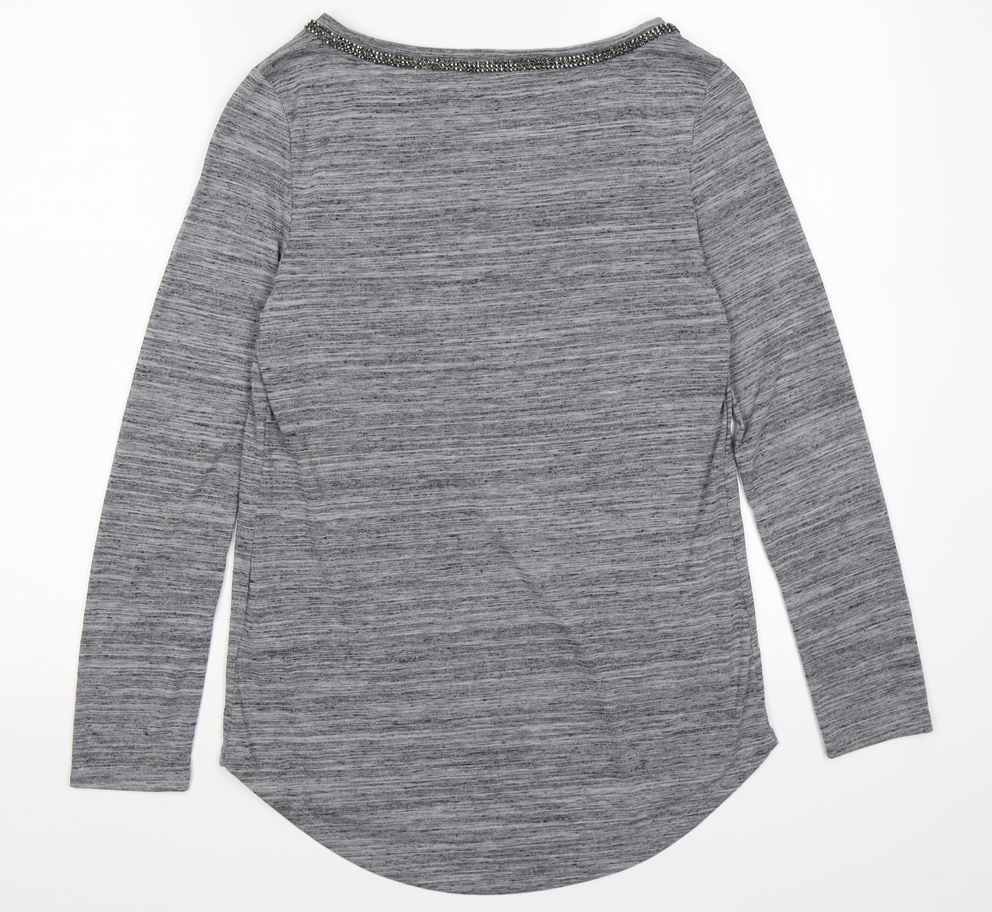 Indigo Womens Grey   Basic Blouse Size 12