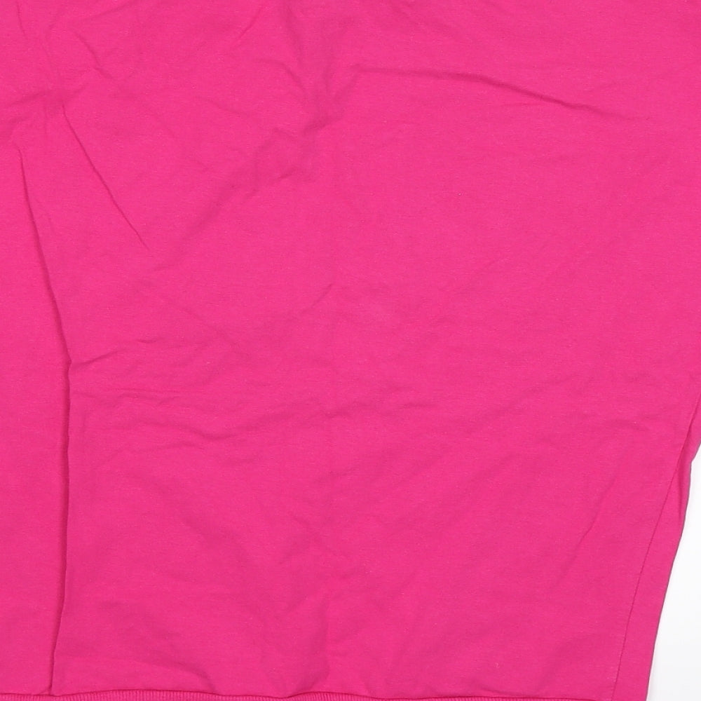 Pineapple Womens Pink   Basic T-Shirt Size 14  - one strap