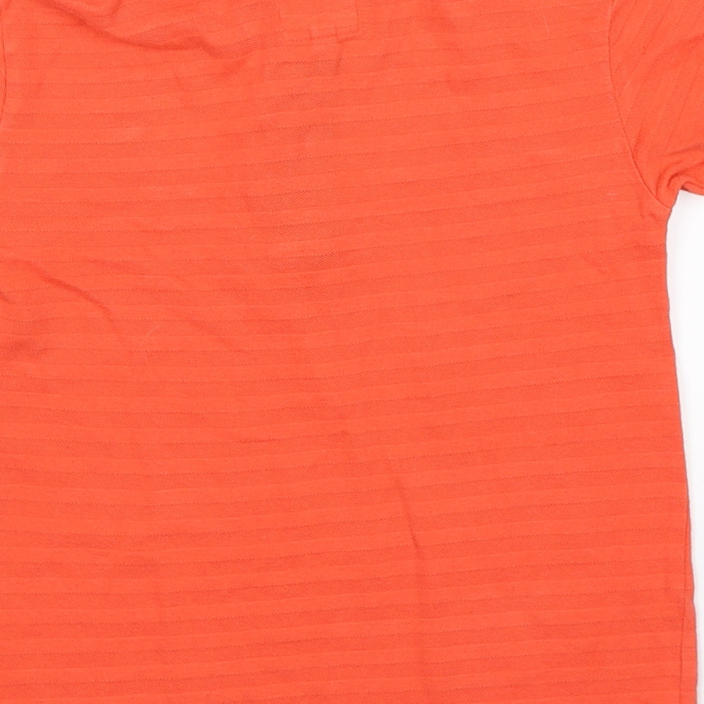 Jasper Conran Boys Orange Striped  Basic Polo Size 5-6 Years