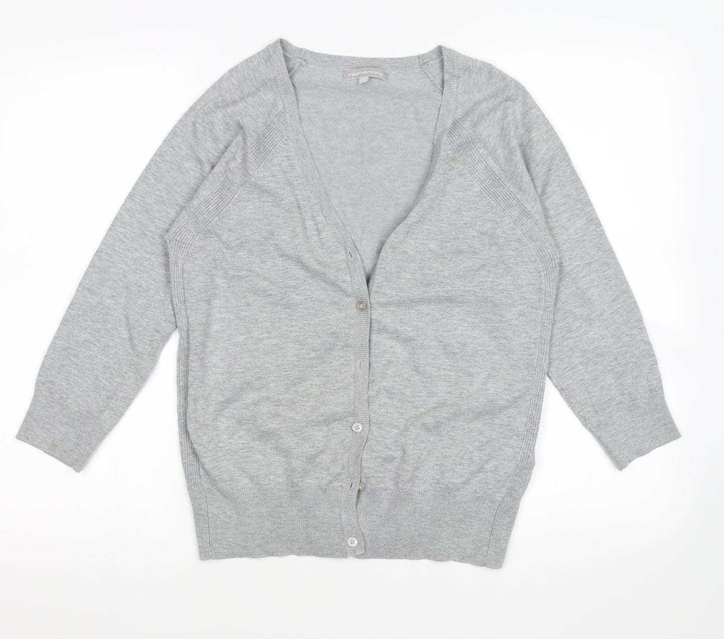 Redherring  Womens Grey   Cardigan Jumper Size 14