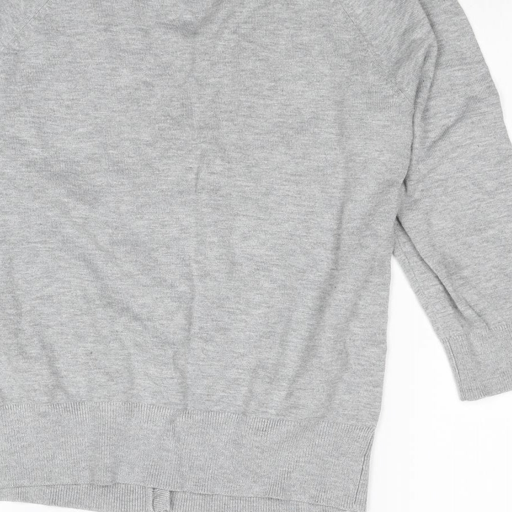 Redherring  Womens Grey   Cardigan Jumper Size 14
