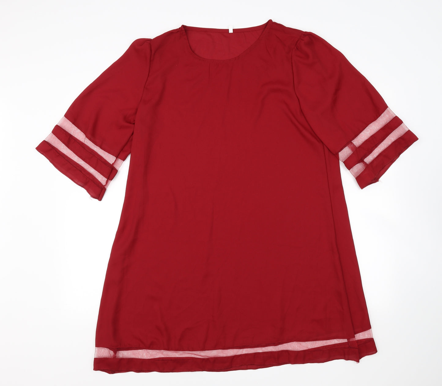 Preworn Womens Red   Basic Blouse Size XL