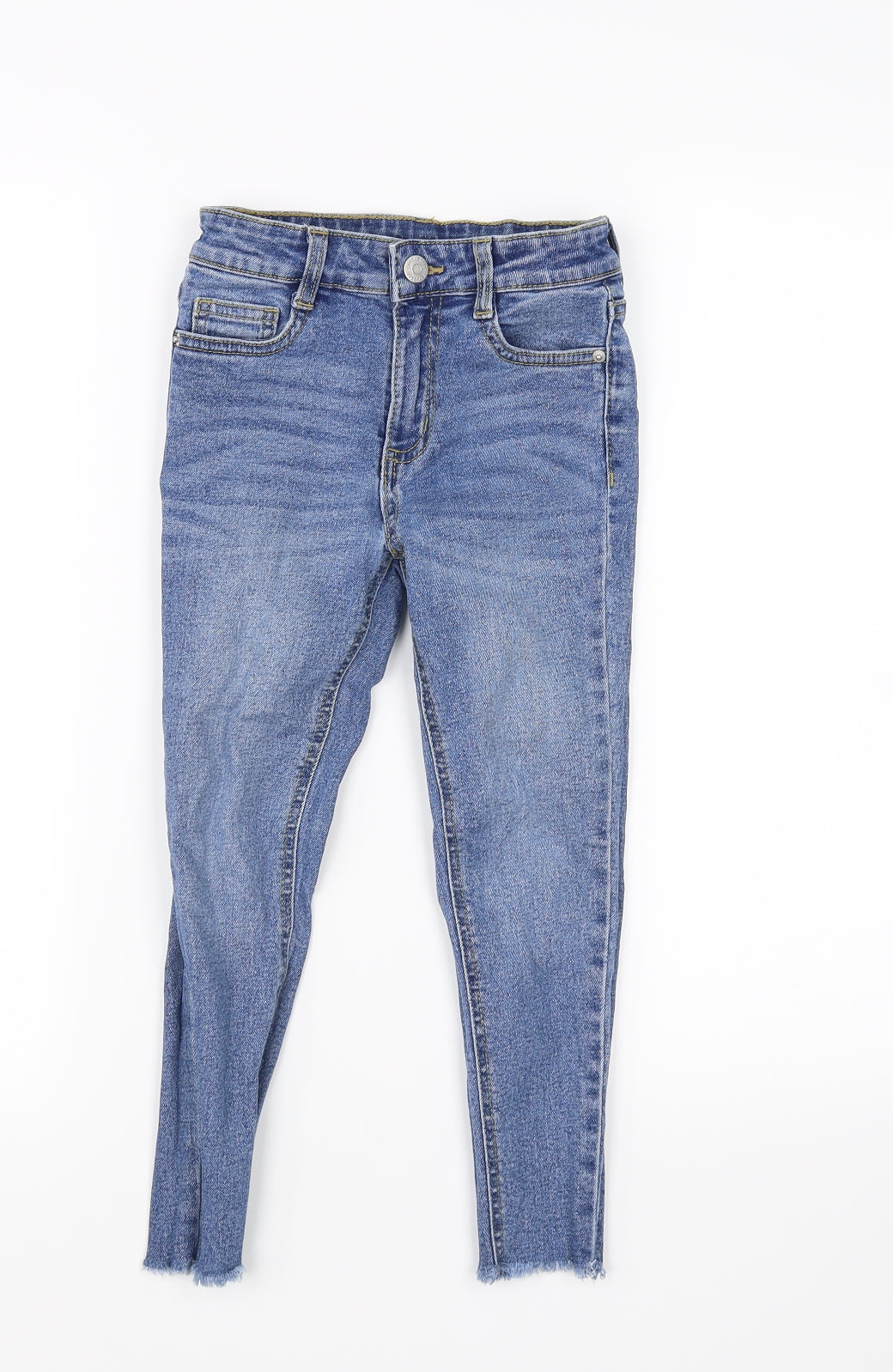 George Girls Blue   Straight Jeans Size 6-7 Years