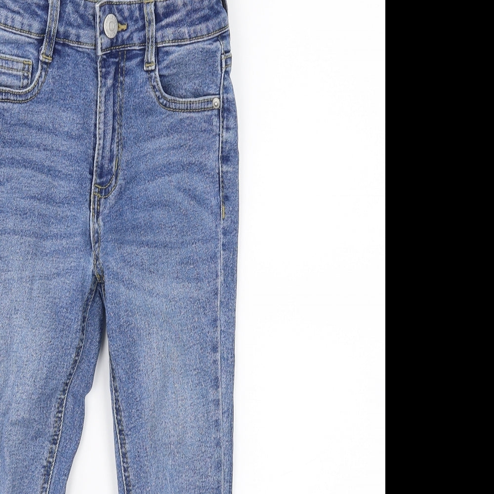 George Girls Blue   Straight Jeans Size 6-7 Years