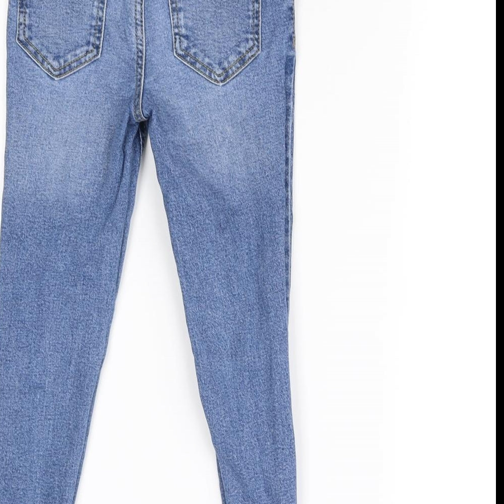 George Girls Blue   Straight Jeans Size 6-7 Years