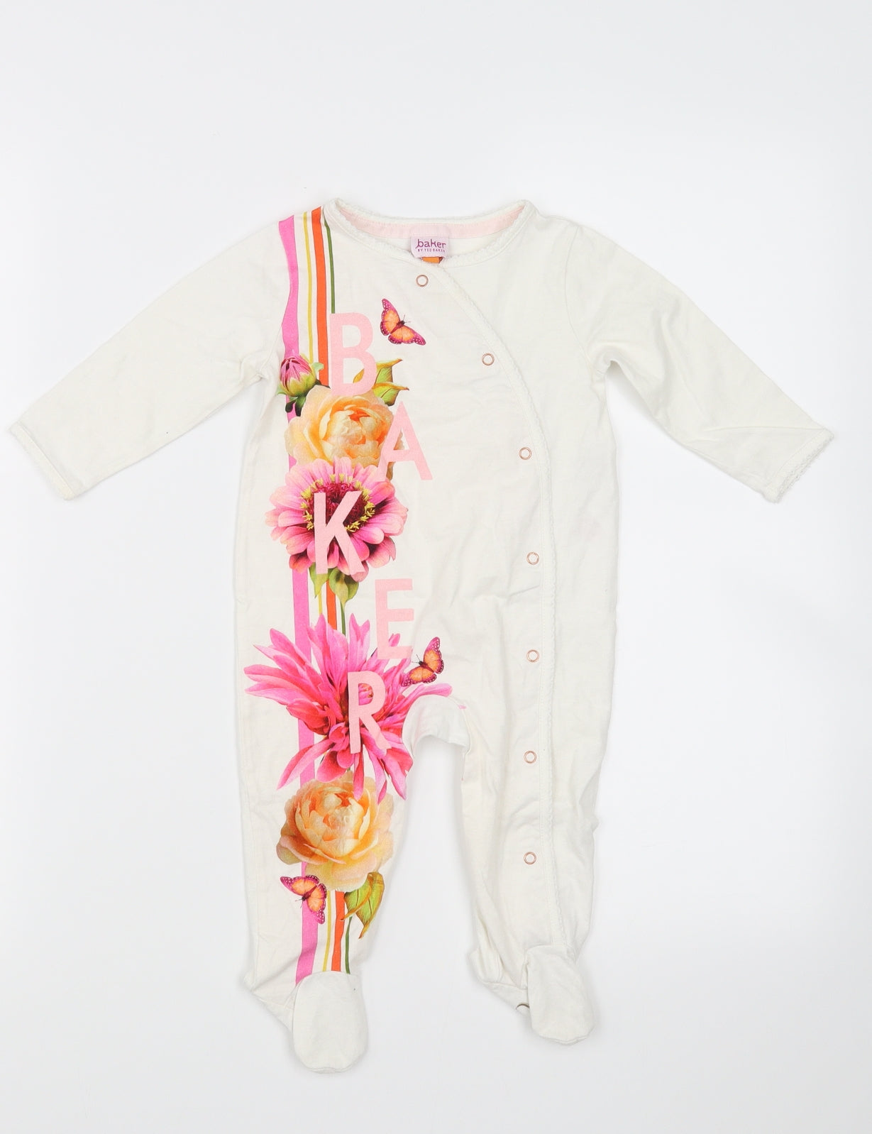 Ted Baker Baby White   Babygrow One-Piece Size 6-9 Months