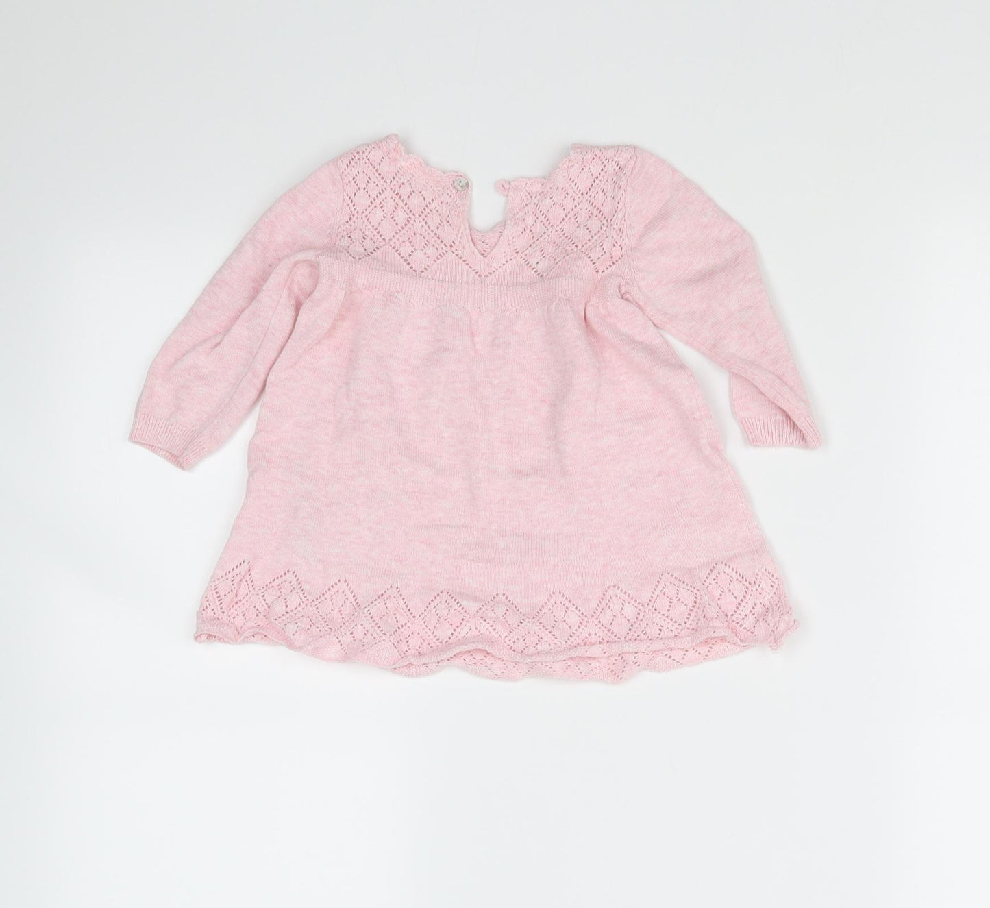 NEXT Girls Pink   Jumper Dress  Size 3-6 Months
