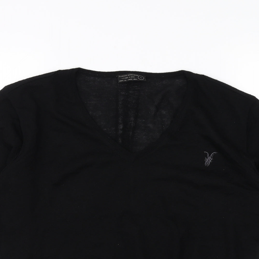 All Saints Womens Black   Pullover Jumper Size L