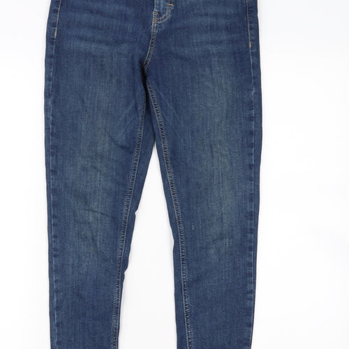 Topshop Womens Blue   Skinny Jeans Size 28 in L27 in