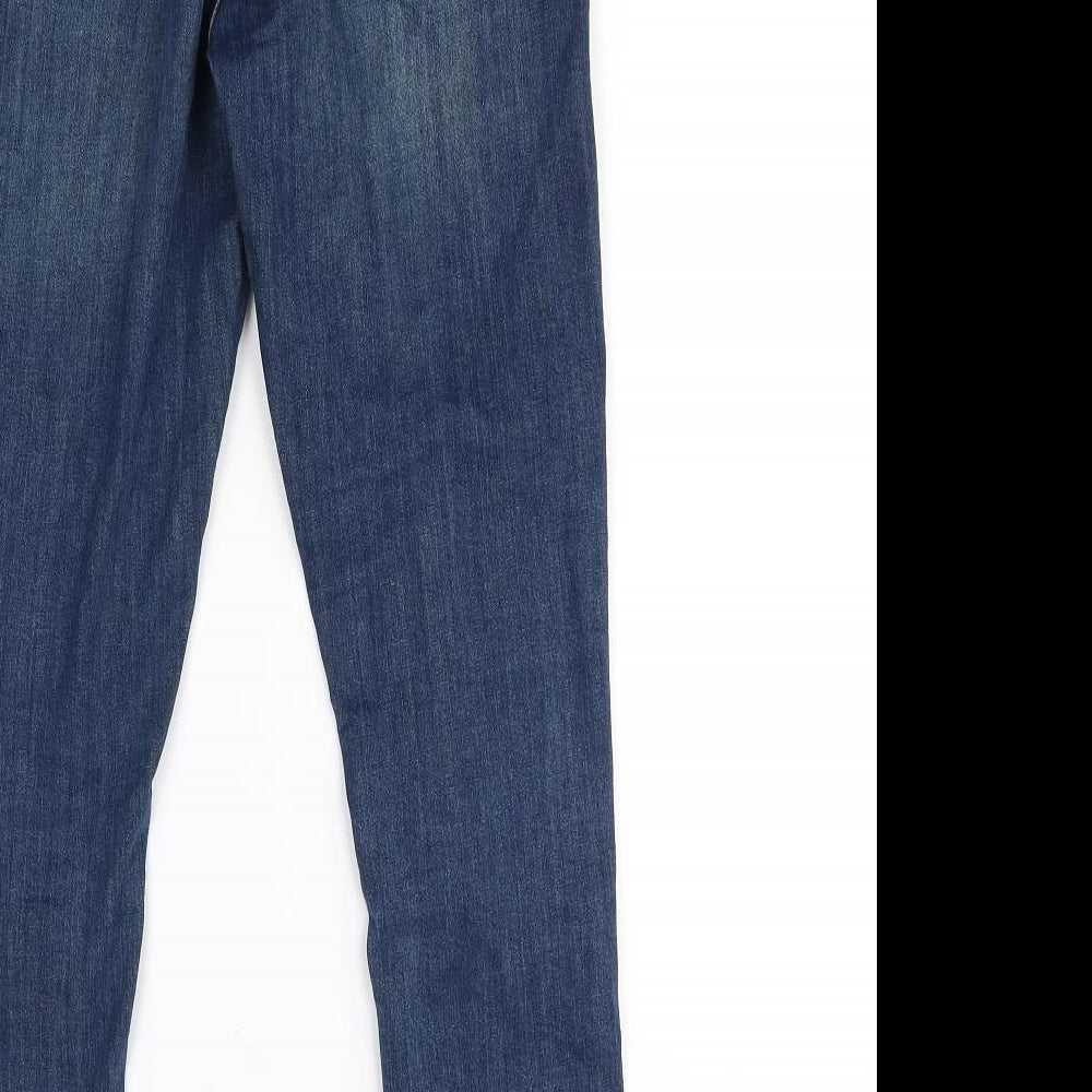 Topshop Womens Blue   Skinny Jeans Size 28 in L27 in