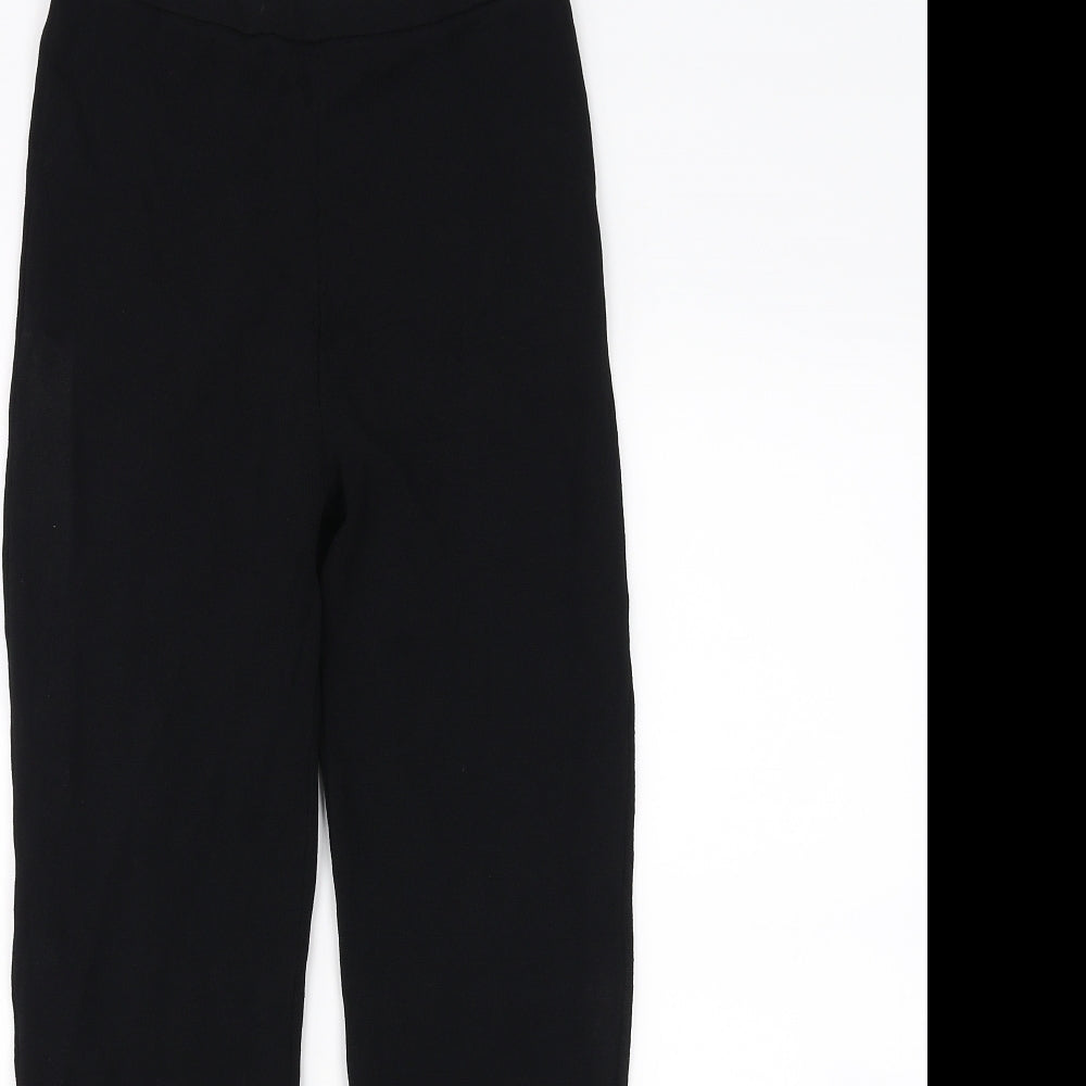 Zara Womens Black   Trousers  Size M L25 in