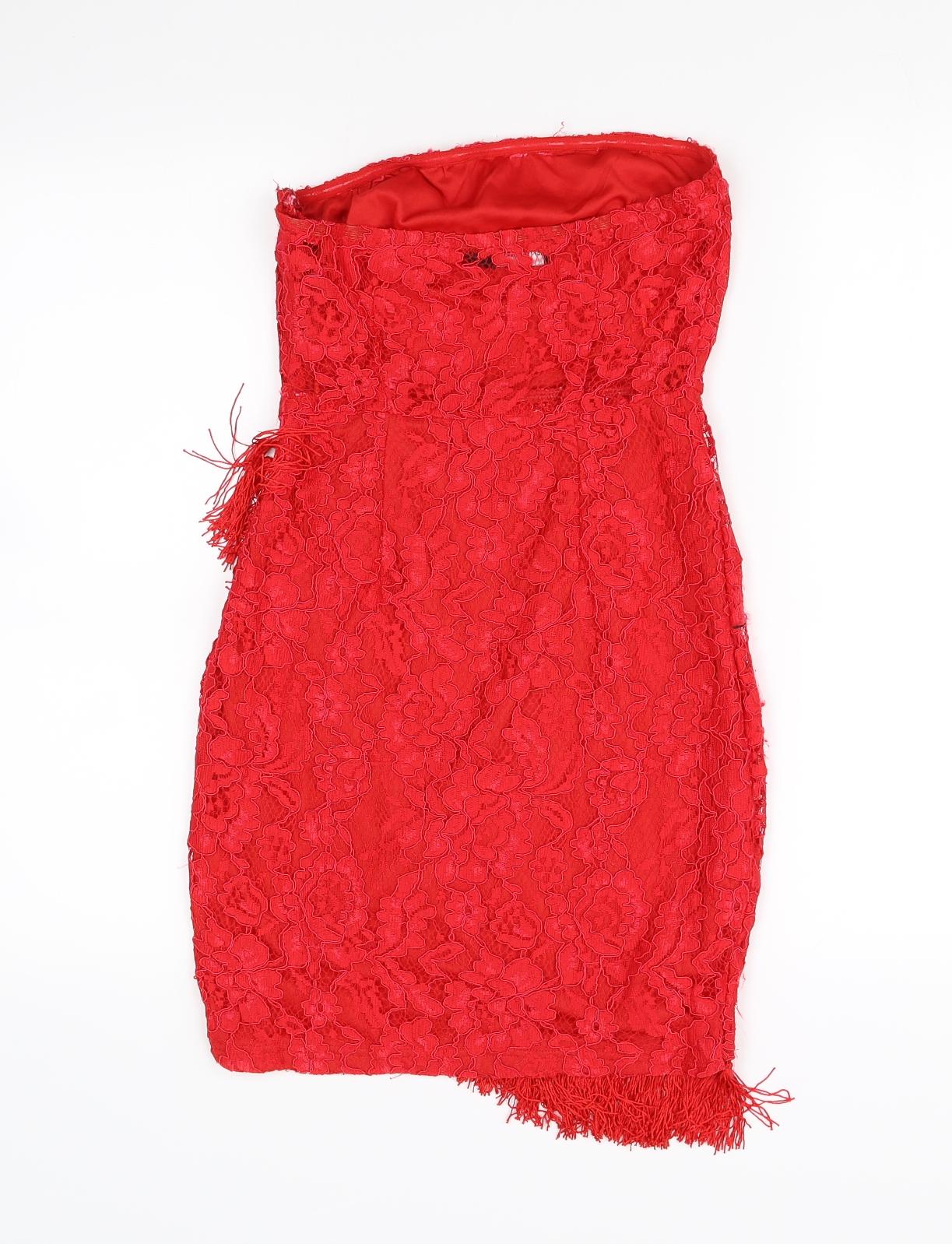 Pretty little thing Womens Red   Mini  Size 6