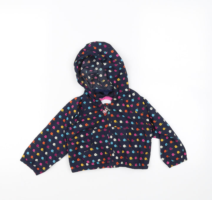 Gap Baby Blue Floral  Jacket Coat One Size