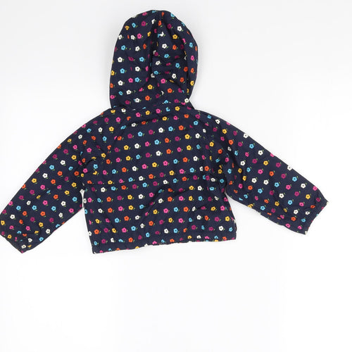 Gap Baby Blue Floral  Jacket Coat One Size
