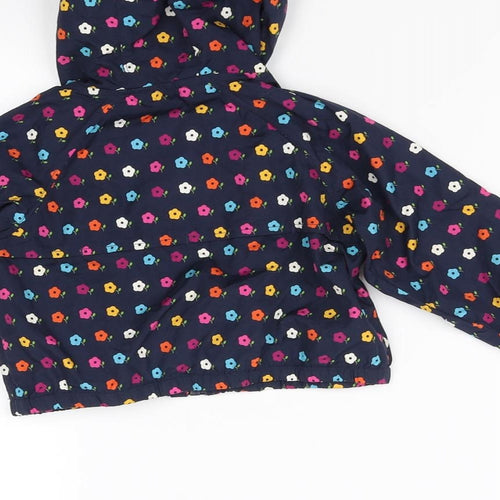 Gap Baby Blue Floral  Jacket Coat One Size