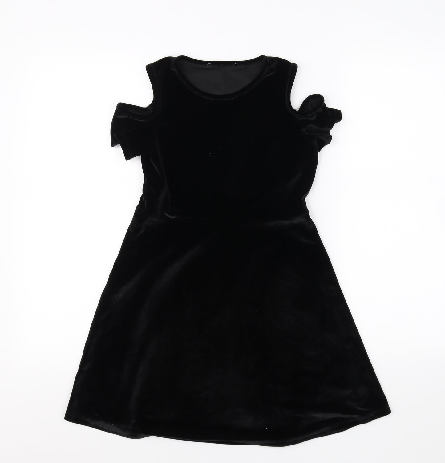 George Girls Black   Fit & Flare  Size 8 Years