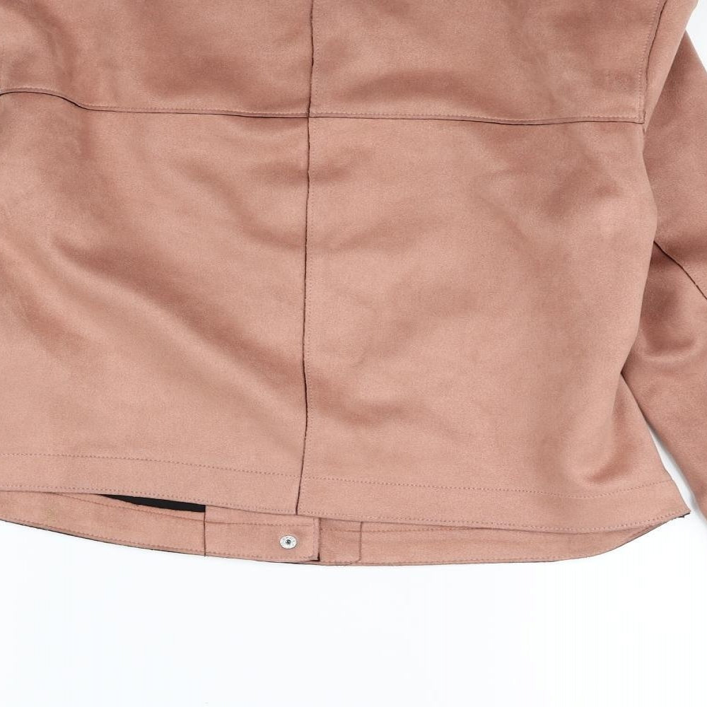 Zara Womens Pink   Jacket Coat Size M