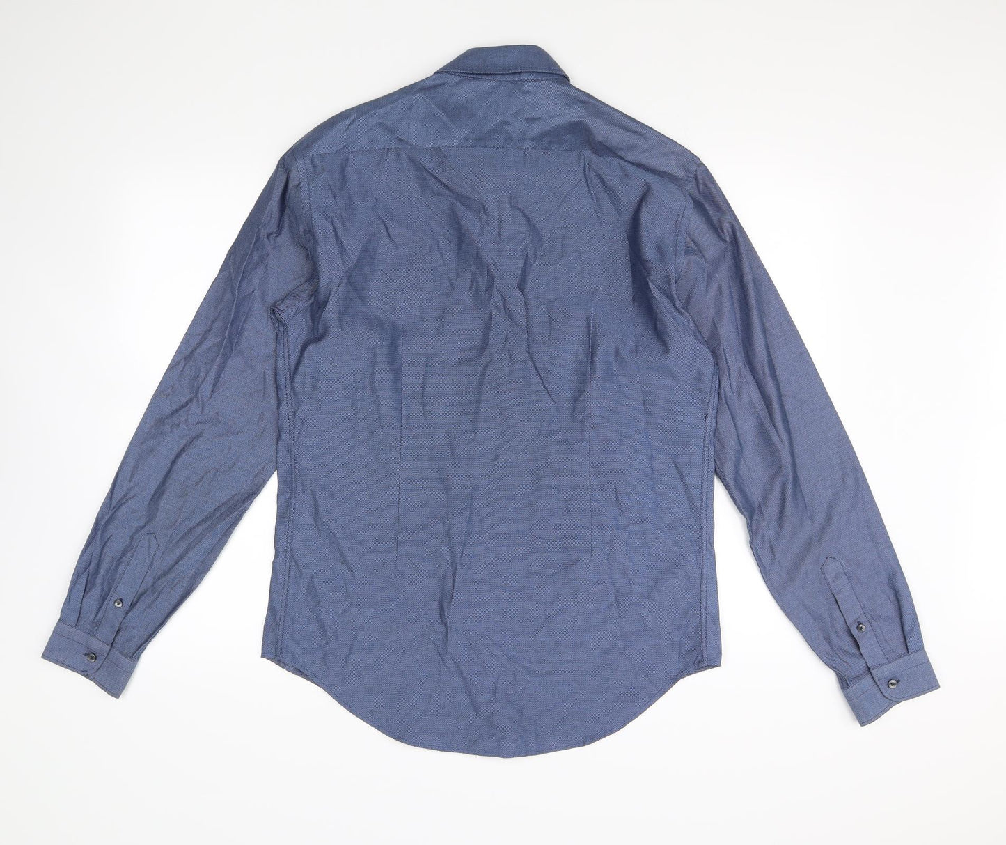 Zara Mens Blue    Dress Shirt Size L