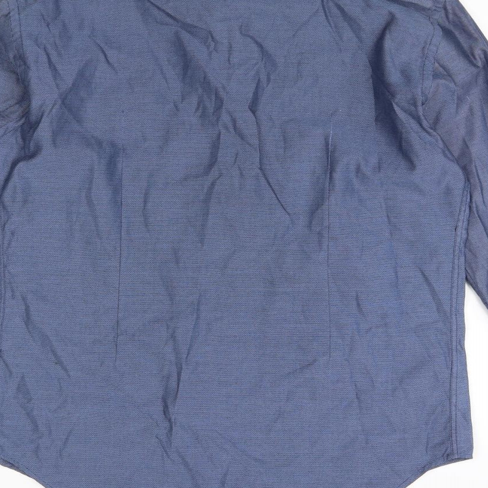 Zara Mens Blue    Dress Shirt Size L