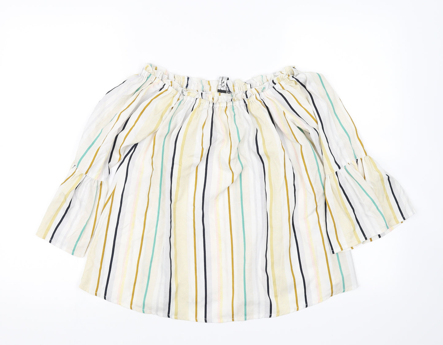 influence Womens Multicoloured Striped  Basic Blouse Size 6