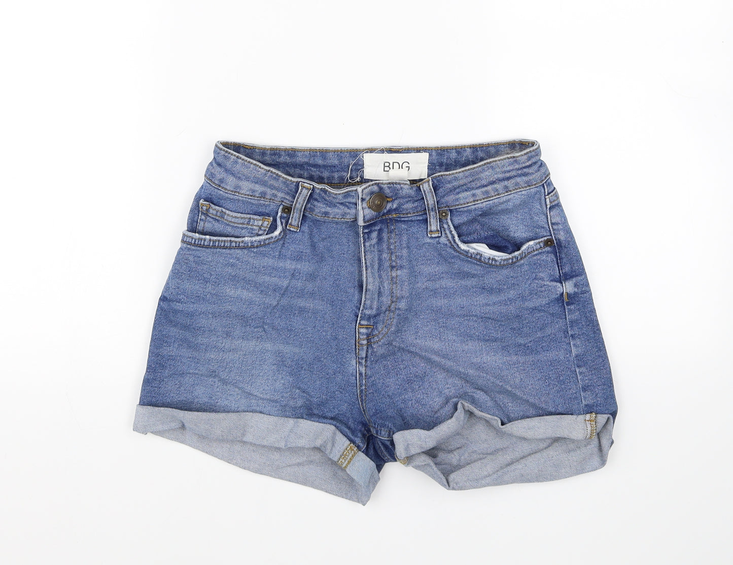 BDG Womens Blue   Cut-Off Shorts Size 27 in