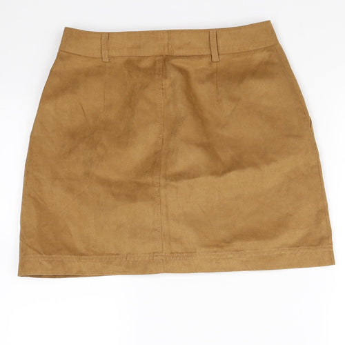 New Look Womens Brown   Mini Skirt Size 8