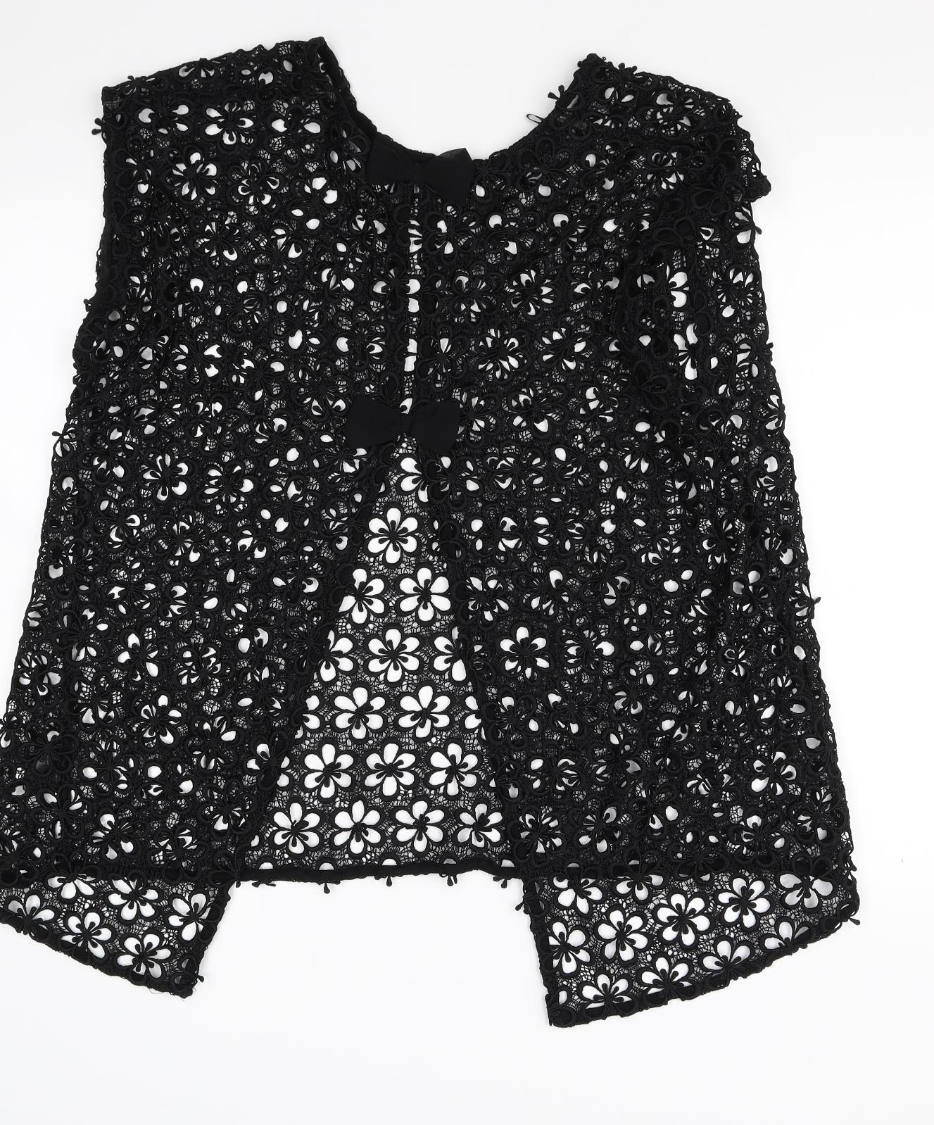 NEXT Womens Black   Basic Blouse Size 20