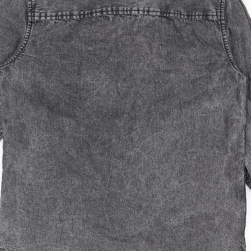 River Island Mens Grey    Dress Shirt Size XS