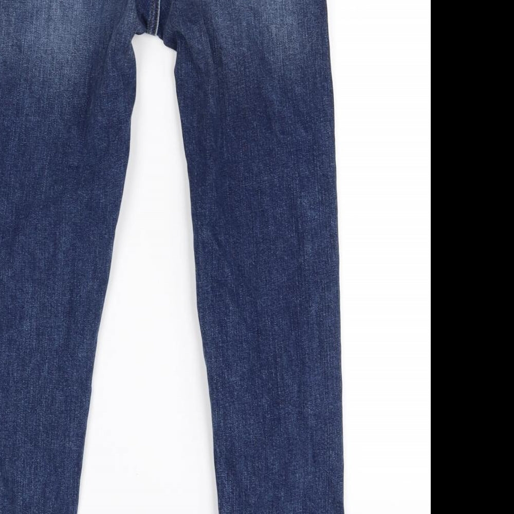 Zara Womens Blue   Straight Jeans Size 10 L28 in