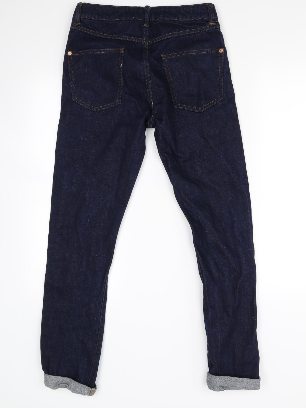Topman Mens Blue   Straight Jeans Size 30 in L30 in