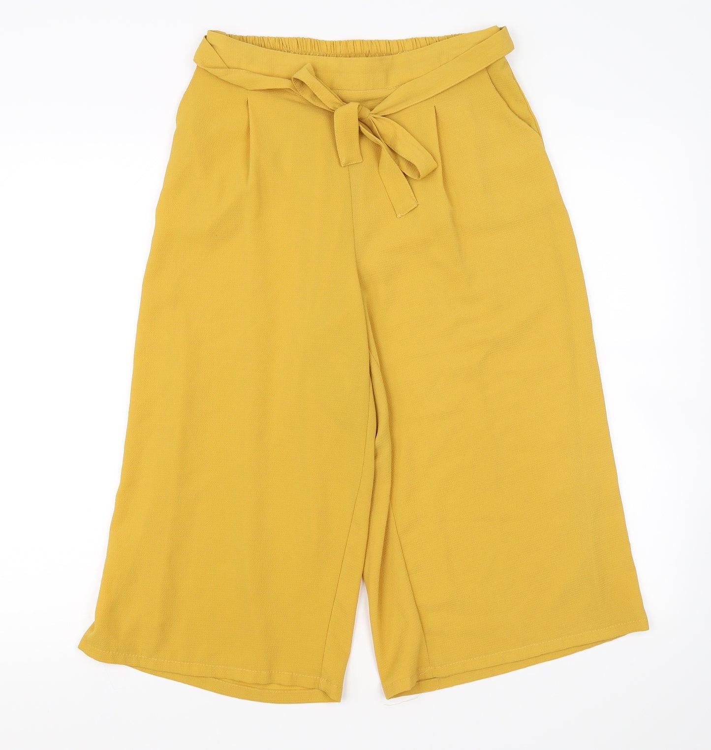Primark Womens Yellow   Trousers  Size 10 L20 in