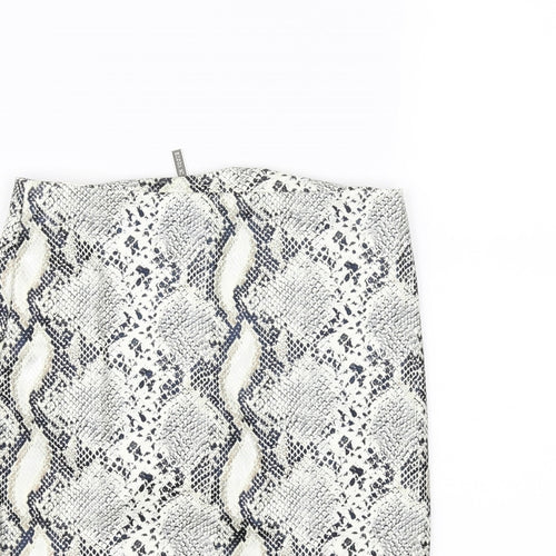 In Vogue Womens Multicoloured Animal Print  Mini Skirt Size XS