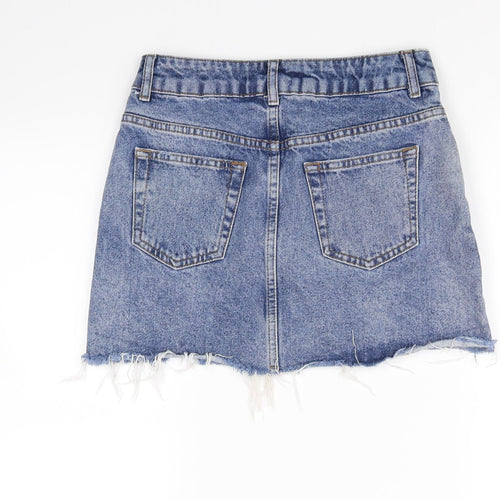 Topshop Womens Blue   Mini Skirt Size 8
