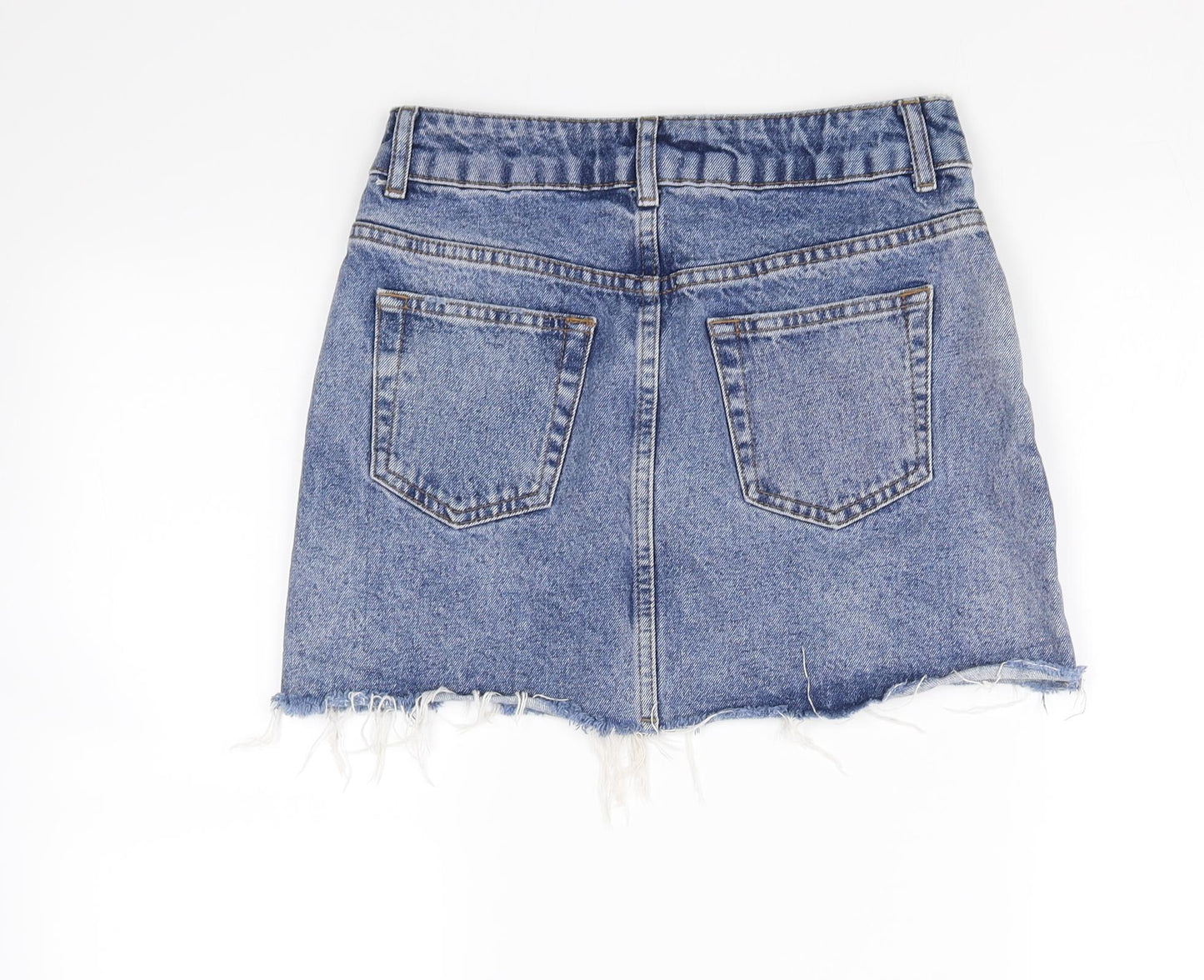 Topshop Womens Blue   Mini Skirt Size 8