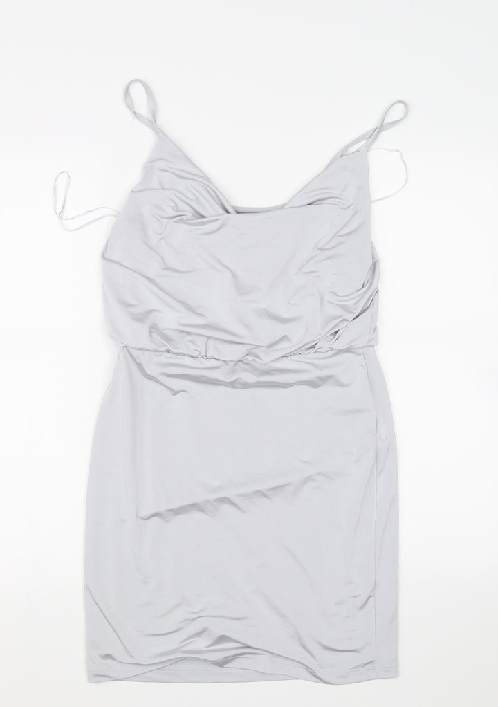 Miss Selfridge Womens Grey Mini Size 10