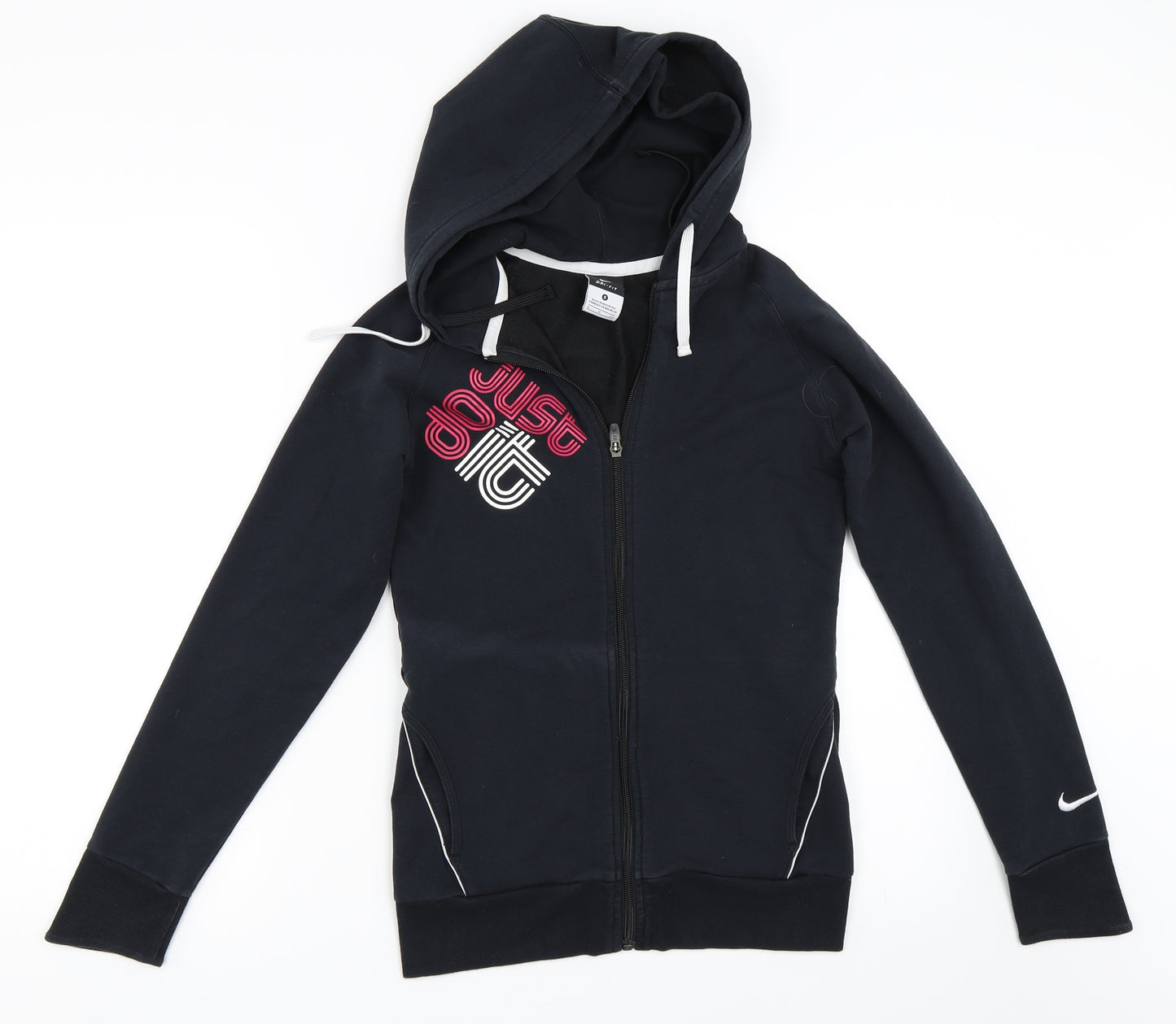 Nike Womens Black   Full Zip Hoodie Size S