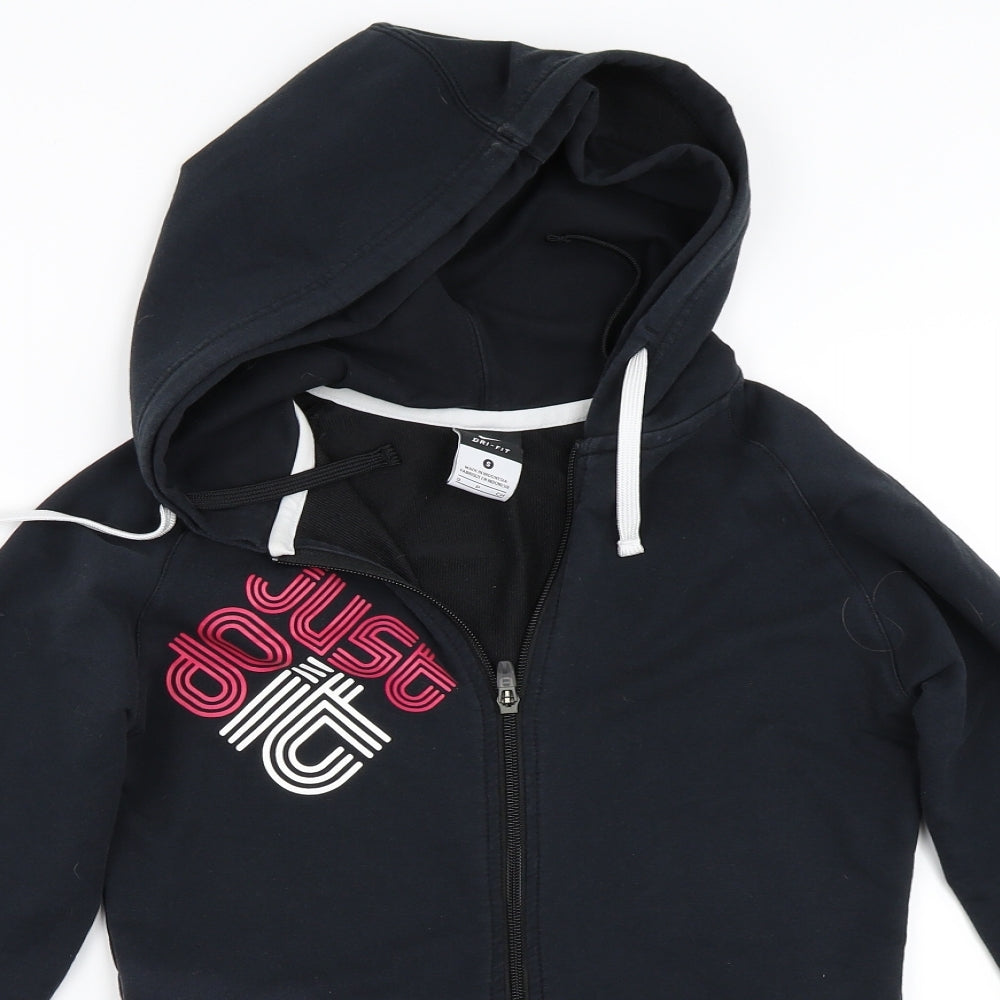 Nike Womens Black   Full Zip Hoodie Size S