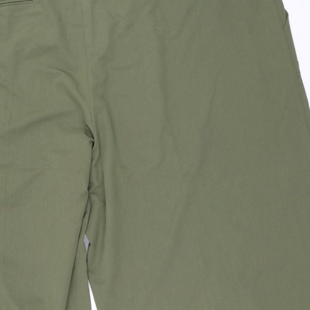 ASOS Womens Green   Cropped Trousers Size 28 L20 in