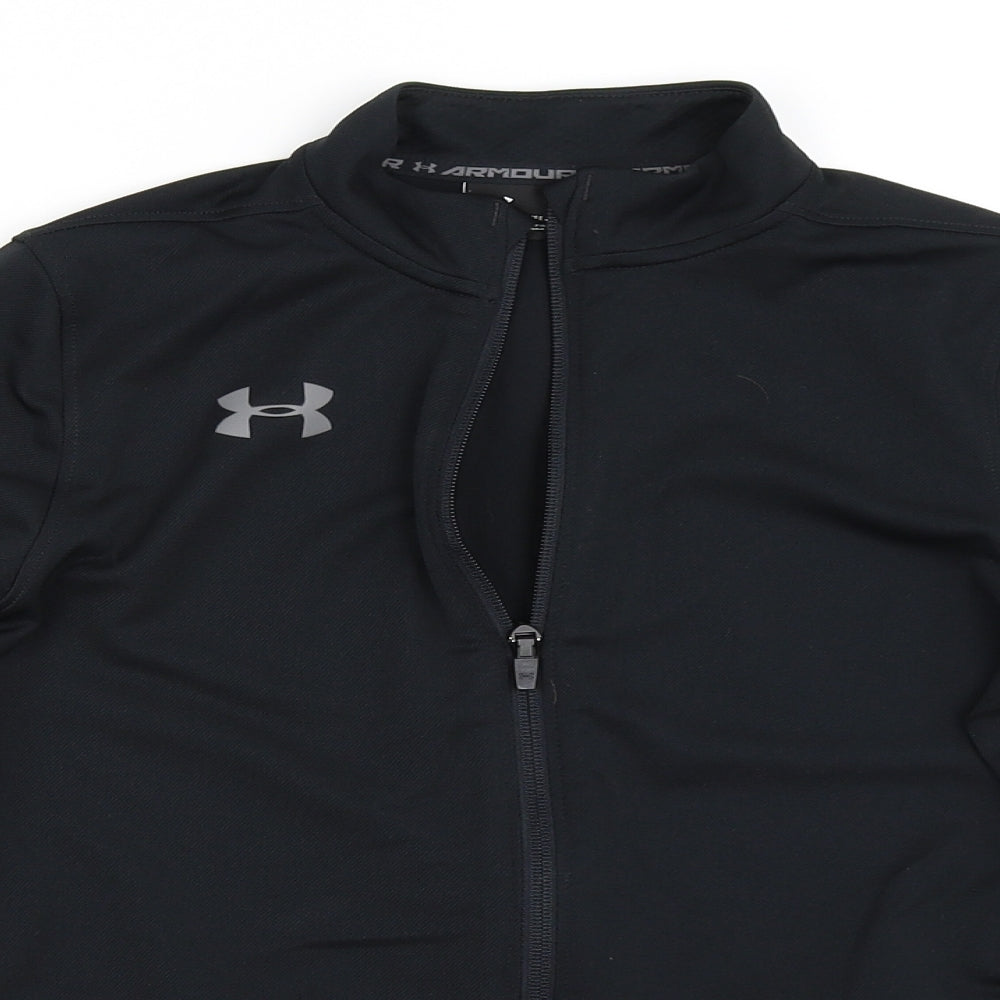 Under armour Boys Black   Full Zip Sweatshirt Size M