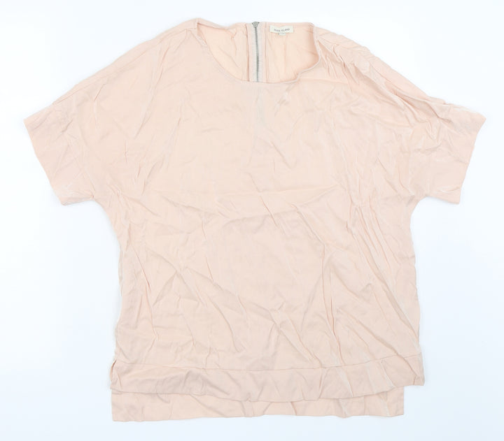 River Island Womens Pink   Basic Blouse Size 12