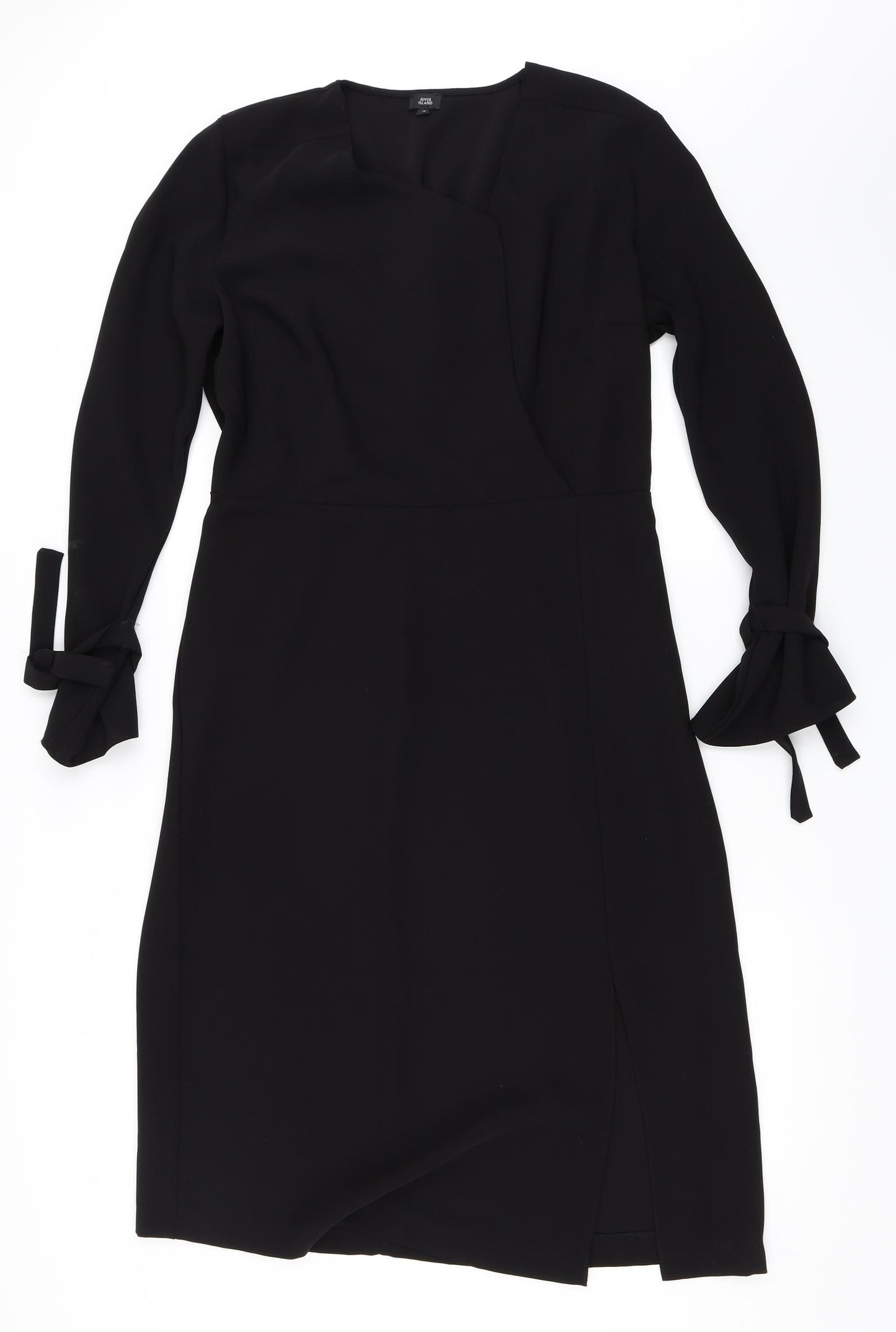 River Island Womens Black   Skater Dress  Size 14