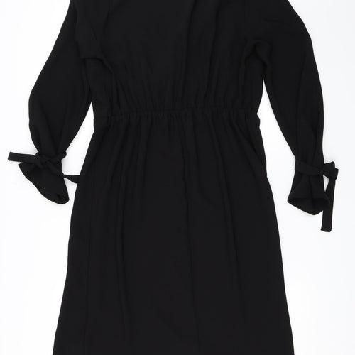 River Island Womens Black   Skater Dress  Size 14