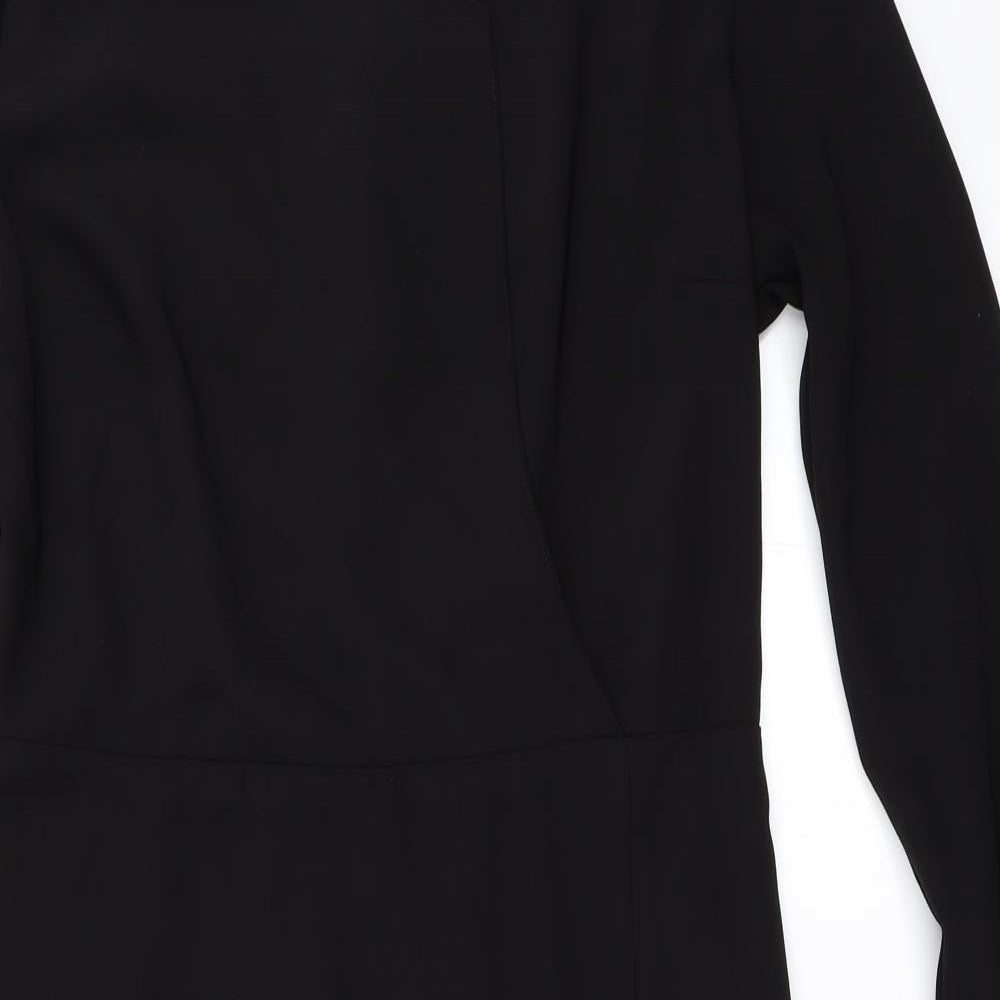 River Island Womens Black   Skater Dress  Size 14