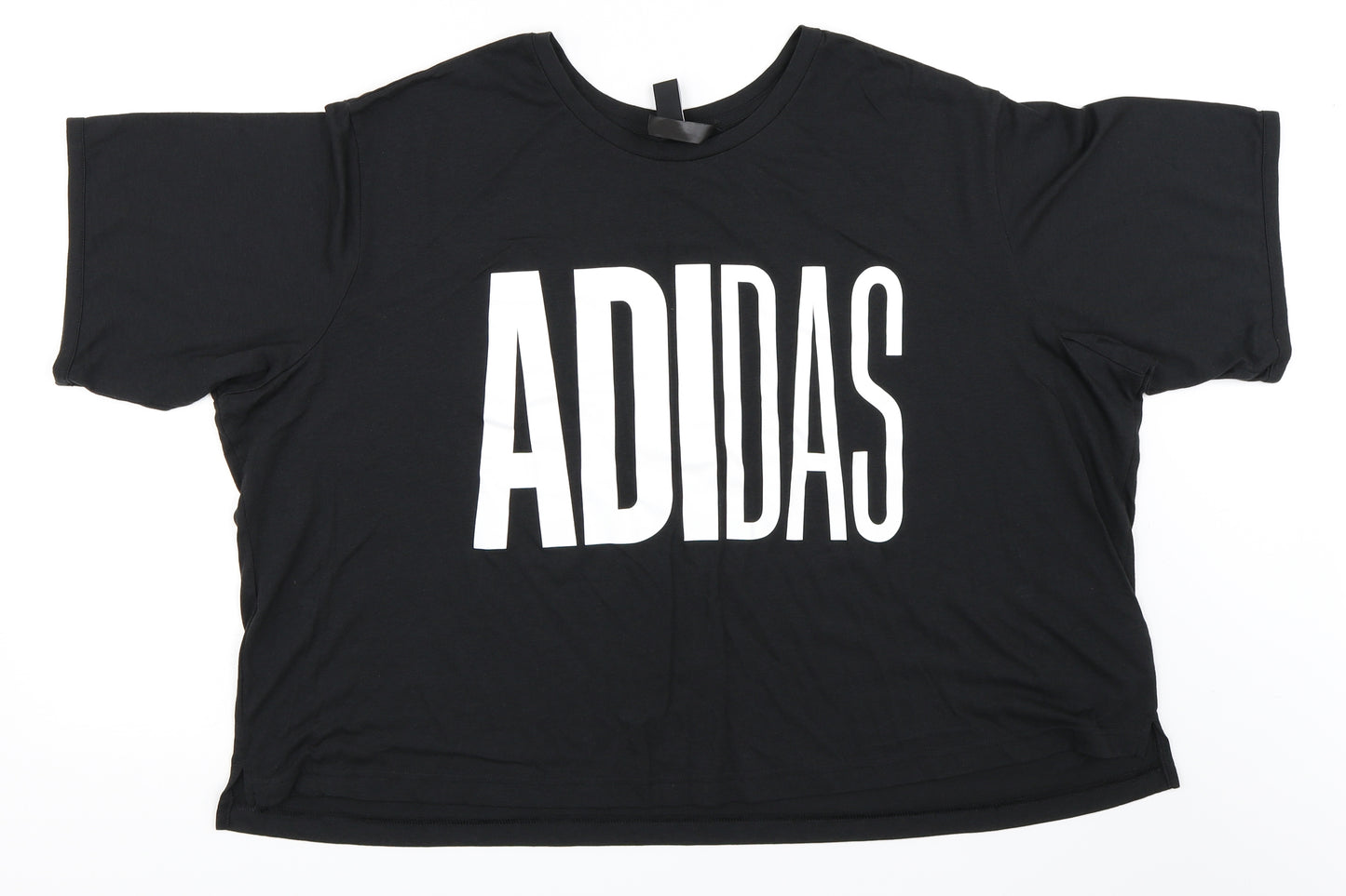 adidas Womens Black   Basic T-Shirt Size 32