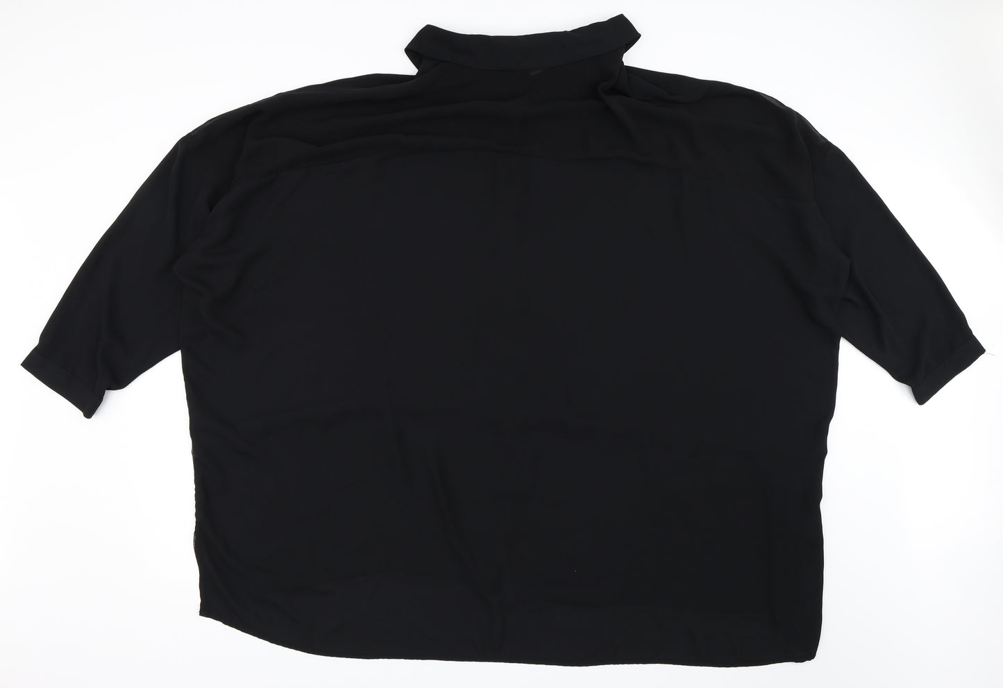 ASOS Womens Black   Basic Button-Up Size 26